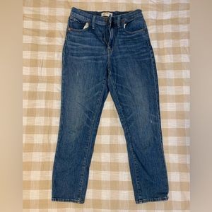 Madewell High Rise Slim Crop Boy Jean